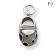 Sterling Silver Enameled Shoe Charm