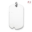 Sterling Silver Engraveable Dog Tag Disc Charm