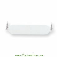 Sterling Silver Engraveable Plate
