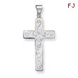 Sterling Silver Fancy Cross Pendant