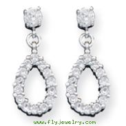 Sterling Silver Fancy CZ Earrings