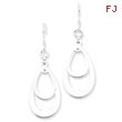 Sterling Silver Fancy Dangle Earrings