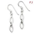 Sterling Silver Fancy Dangle Earrings