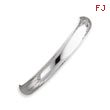 Sterling Silver Fancy Hinged Bangle Bracelet