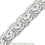 Sterling Silver Fancy Link Bracelet