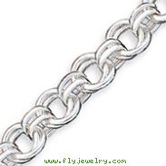 Sterling Silver Fancy Link Bracelet