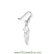 Sterling Silver Feather Earrings