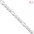 Sterling Silver Figaro Anchor Chain anklet