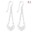 Sterling Silver Filigree Dangle Earrings