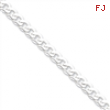 Sterling Silver Flat Close Link Curb Chain