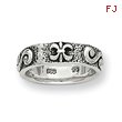 Sterling Silver Fleur De Lis Ring