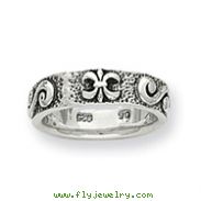 Sterling Silver Fleur De Lis Ring