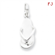 Sterling Silver Flip Flop Charm