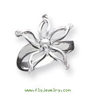 Sterling Silver Flower Ring