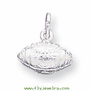 Sterling Silver Football Charm