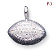 Sterling Silver Football Charm