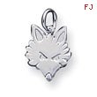 Sterling Silver Fox Head Charm