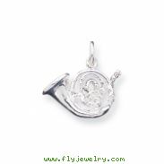 Sterling Silver French Horn Charm