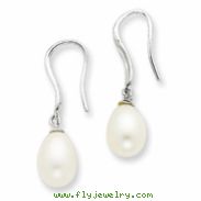 Sterling Silver Freshwater Pearl Dangle Earrings