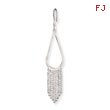 Sterling Silver Fringe Dangle Earrings