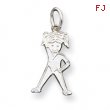 Sterling Silver Girl Charm