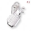 Sterling Silver Golf Bag Charm