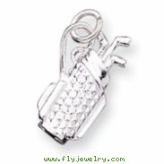 Sterling Silver Golf Bag Charm