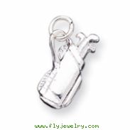 Sterling Silver Golf Bag Charm