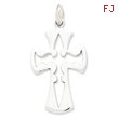 Sterling Silver Gothic Cross Pendant