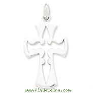 Sterling Silver Gothic Cross Pendant