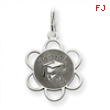 Sterling Silver Graduation Day Disc Charm