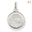 Sterling Silver Graduation Day Disc Charm