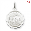 Sterling Silver Graduation Day Disc Charm