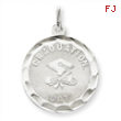 Sterling Silver Graduation Day Disc Charm