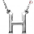 Sterling Silver H 16