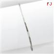 Sterling Silver Hammered Bangle
