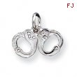 Sterling Silver Handcuffs Charm