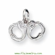 Sterling Silver Handcuffs Charm