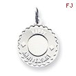 Sterling Silver Happy Anniversary Disc Charm