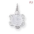 Sterling Silver Happy Birthday Disc Charm