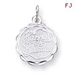 Sterling Silver Happy Birthday Disc Charm