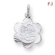 Sterling Silver Happy Birthday Disc Charm