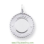 Sterling Silver Happy Birthday Disc Charm