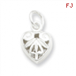 Sterling Silver Heart Charm