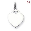 Sterling Silver Heart Charm
