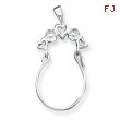 Sterling Silver Heart Charm Holder