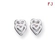 Sterling Silver Heart Mini Earrings