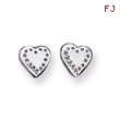 Sterling Silver Heart Mini Earrings