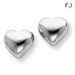 Sterling Silver Heart Post Earrings