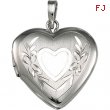 Sterling Silver Heart Shaped Locket